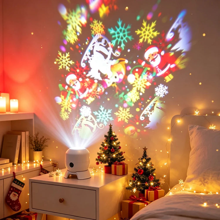 Rechargeable Christmas Projection Lamp