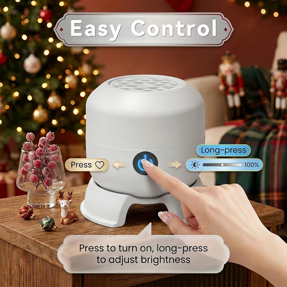 Rechargeable Christmas Projection Lamp